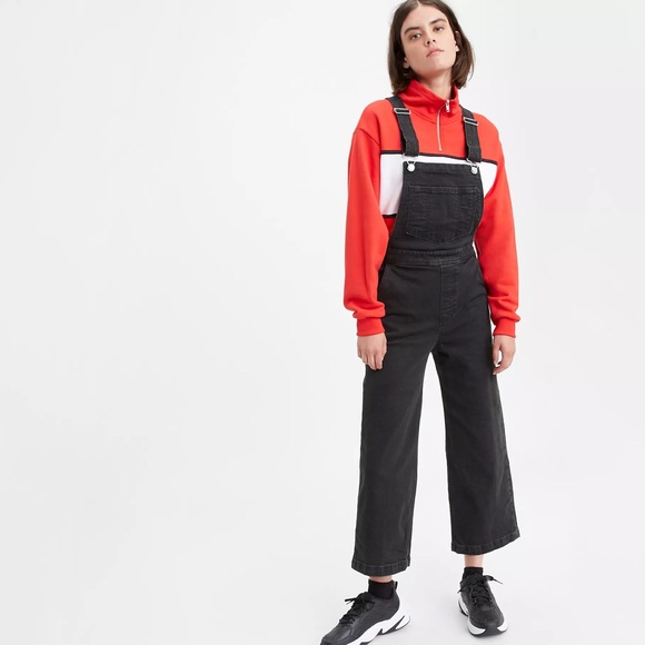 Levi's Denim - LEVI’S Ribcage Wide Leg Overalls Size 27